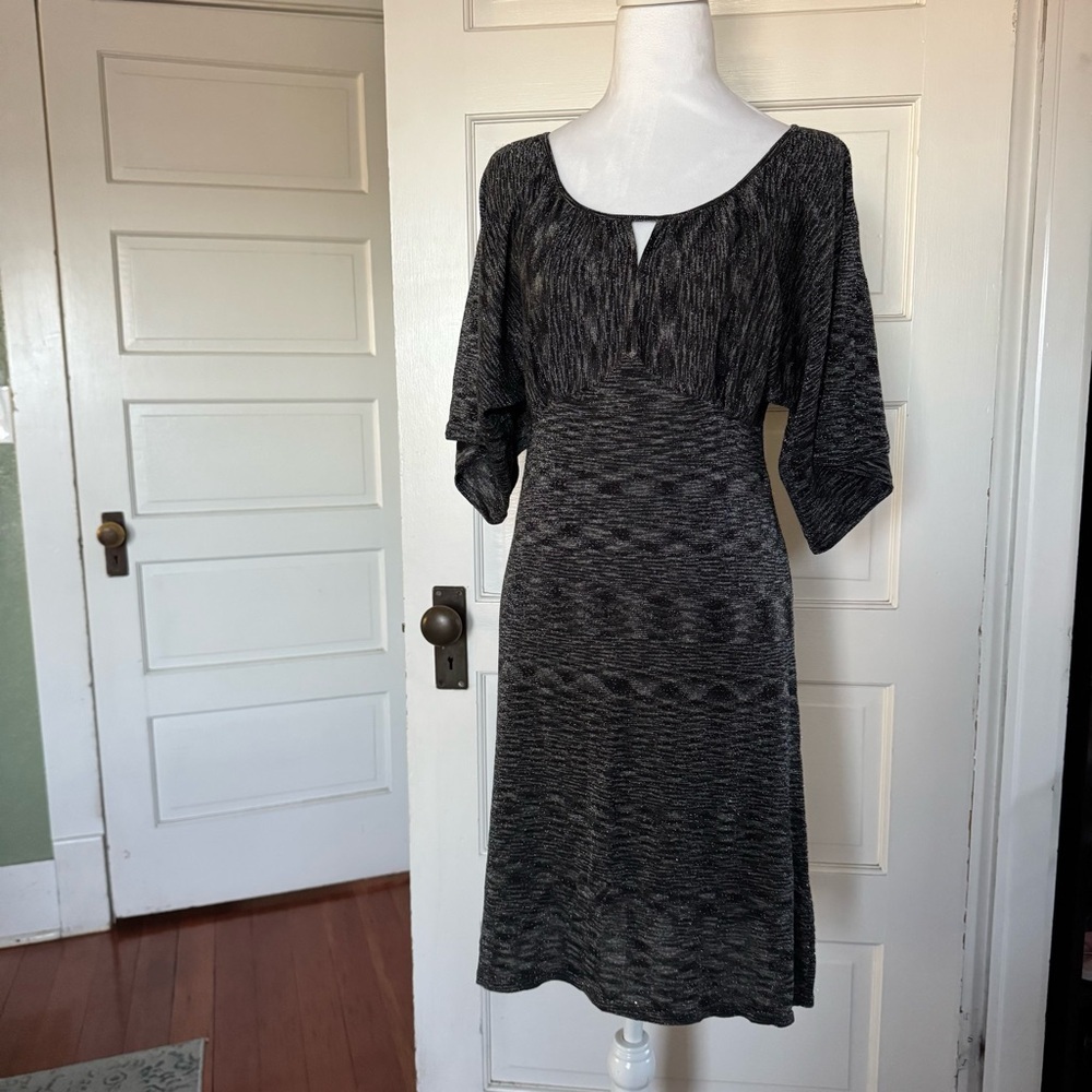 INC International Concepts Silk Blend Midi Dress Size M - Picture 3 of 11